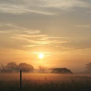 Amanecer en el Valle de Lajas. / Foto por: Carlos Iván Silva