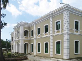 Fachada del nuevo Conservatorio de Música de Puerto Rico, sede en Miramar. / Foto por: Ricardo Alcaraz